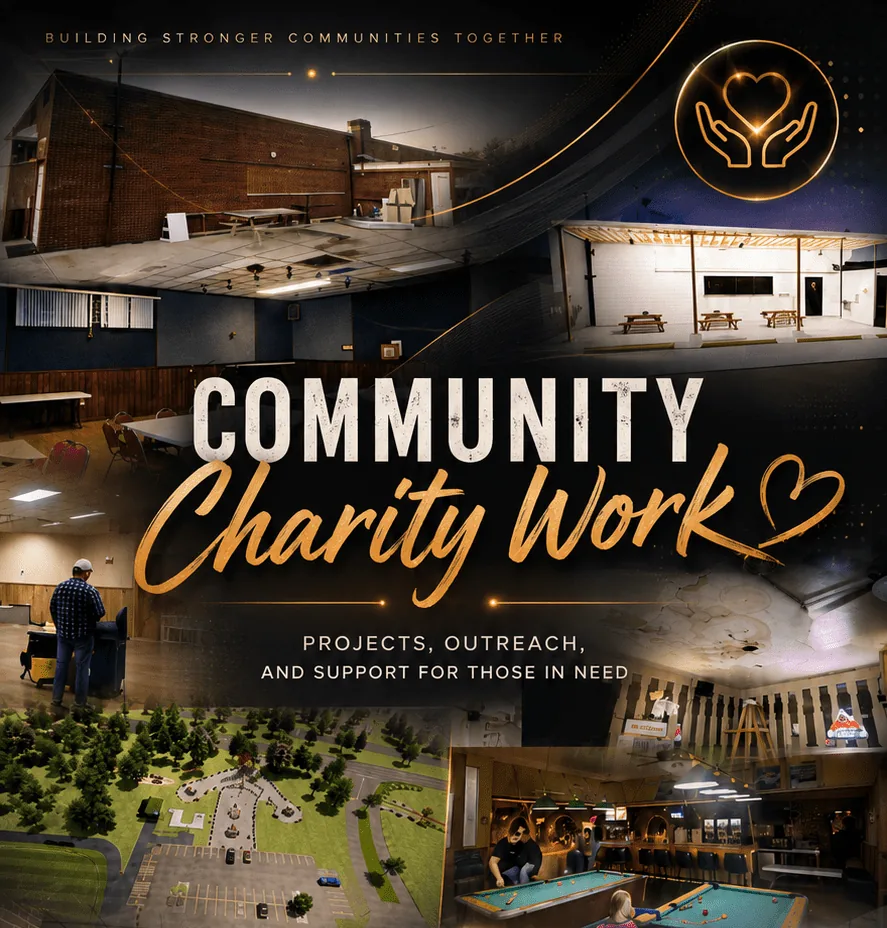 Community charity work — projects, outreach, and support for those in need